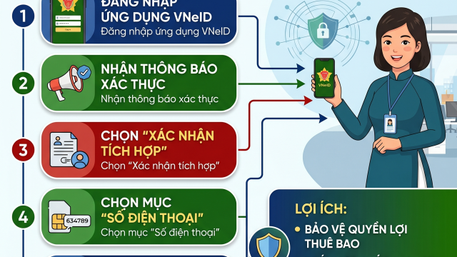 Hướng Dẫn Xác Thực Và Tích Hợp Số Điện Thoại Trên VNeID Nhanh Chóng